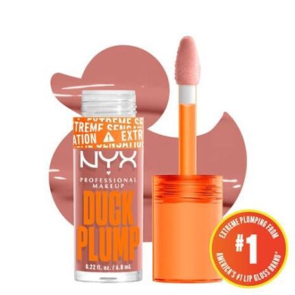 Nyx Professional Makeup Duck Plump High Pigment Plumping Lip Gloss
COLOR: 2-BANGIN' BARE