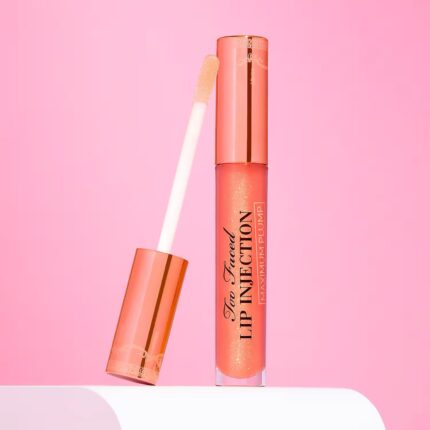 Too faced Lip Injection Maximum Plump Extra Strength Hydrating Lip Plumper Gloss(Creamsicle Tickle)